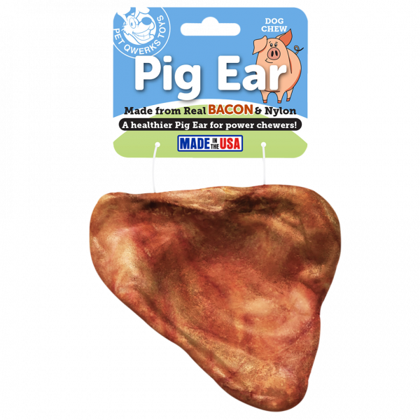 Pet Qwerks Bacon Pig Ear - Large Top Merken Winkel